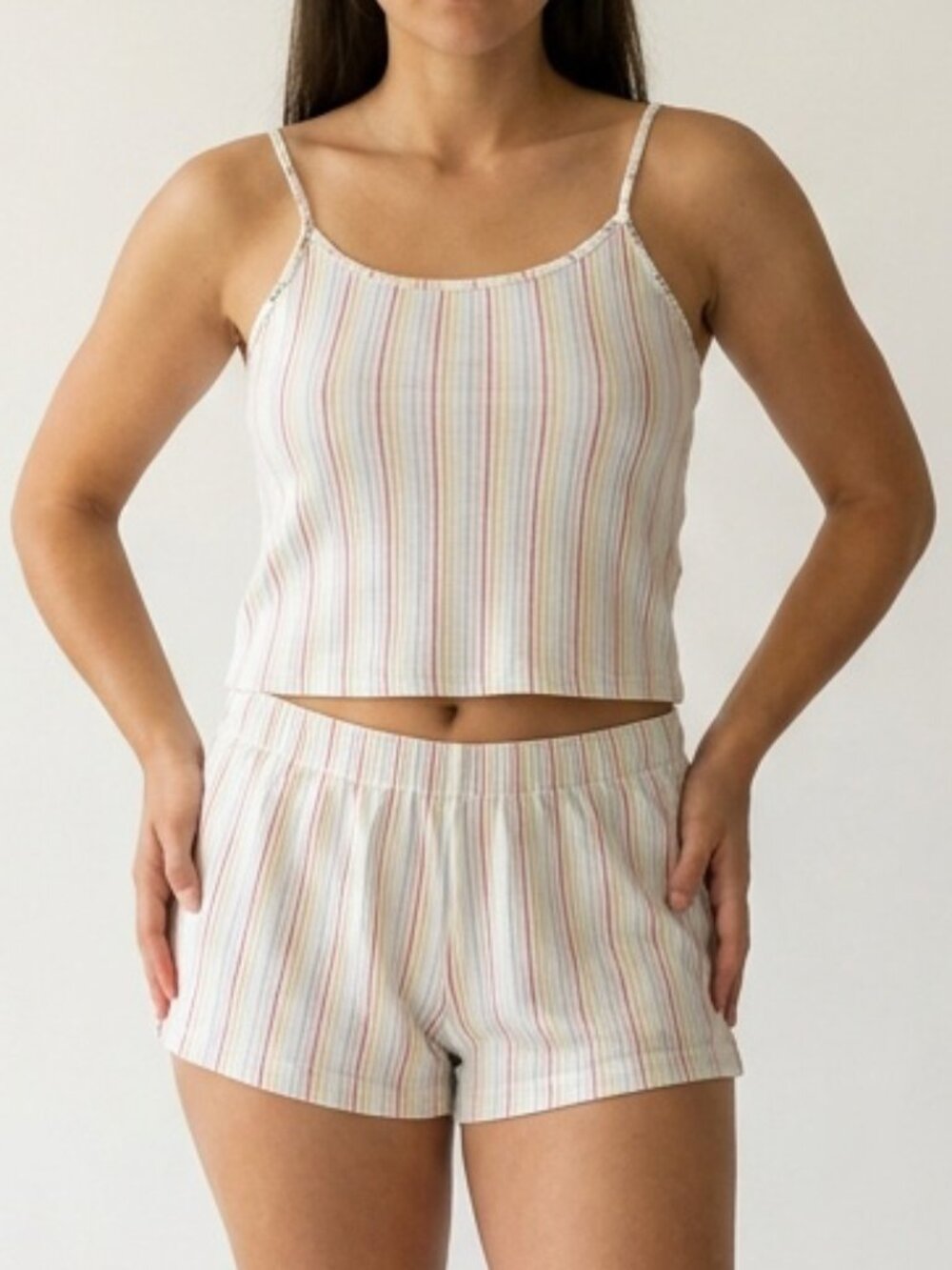 Calvin Klein Multicolor Striped Pajama Set
